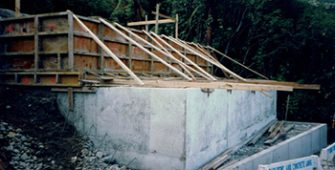 Mine Memorial Construction